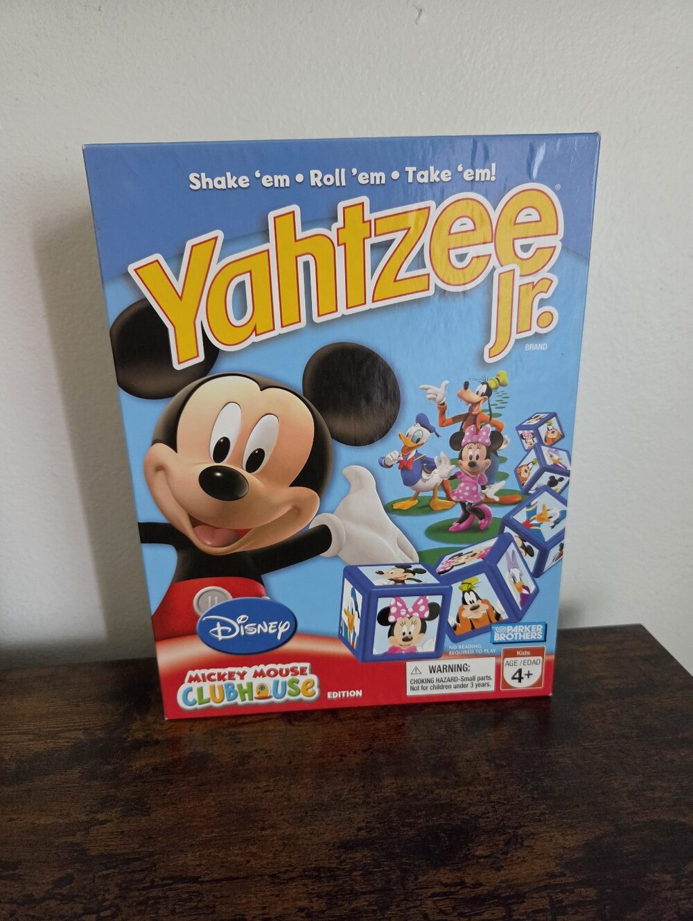 Vintage Disney Yahtzee Jr. Mickey Mouse Clubhouse Game - New Open Box